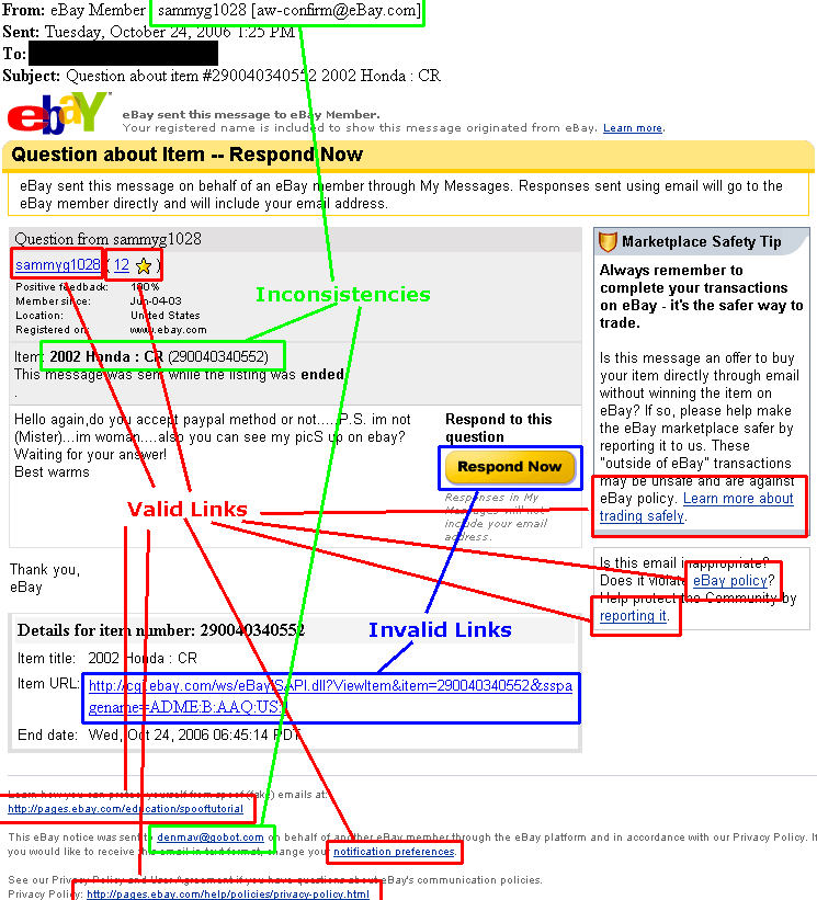 Anatomy of Ebay Password Theft